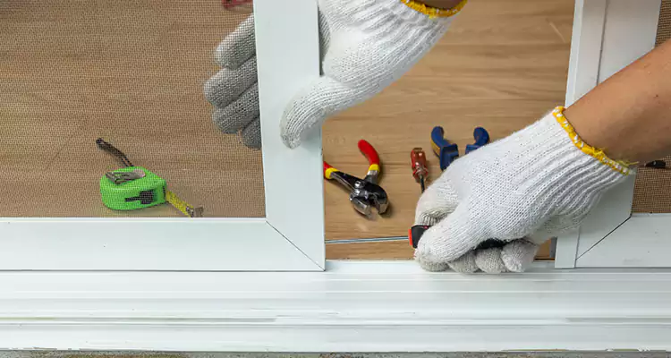 Sliding Glass Door Off Rails Repair in Coral Springs, FL