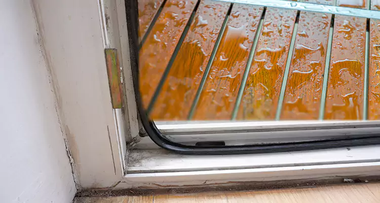 Water Leaking Wooden Patio Doors Repair in Coral Springs, FL