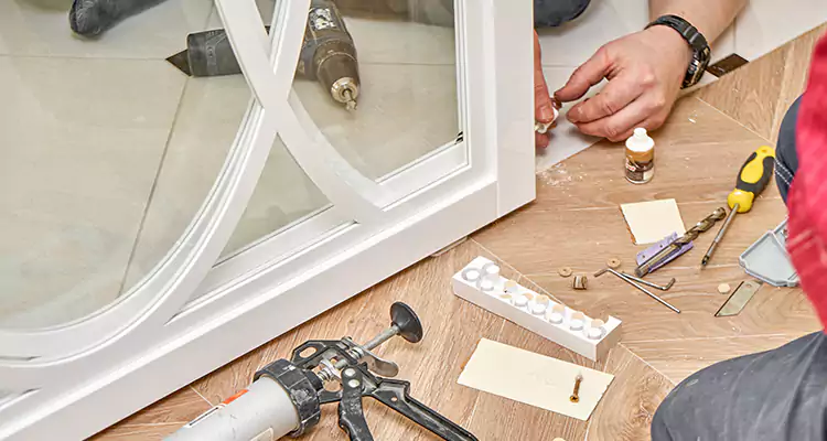 Interior Patio Door Casing Repair in Coral Springs, FL